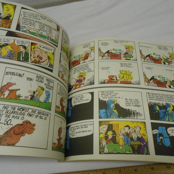 Excellent PB BOOK: Toons For Our Times Bloom County Berke, Breathed 1984 📘🔥 - Picture 2 of 9